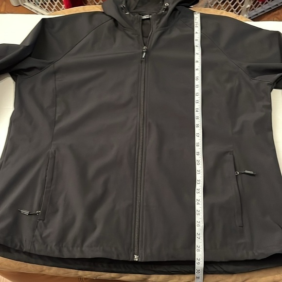 New balance-3X-black-full zip, hooded jacket with two front pockets - Picture 13 of 14